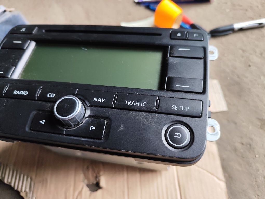Oryginalne radio VW Golf V Plus Touran Blaupunkt 1K0.035.191EX