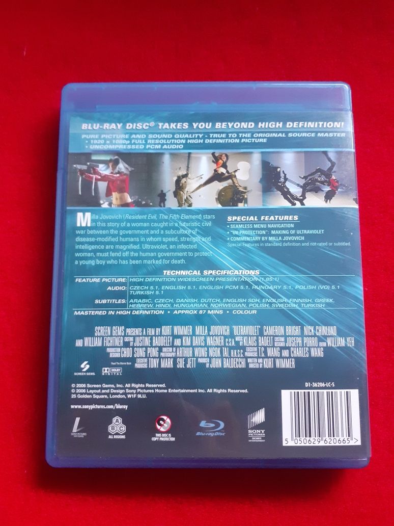 ULTRAVIOLET film na blu-ray