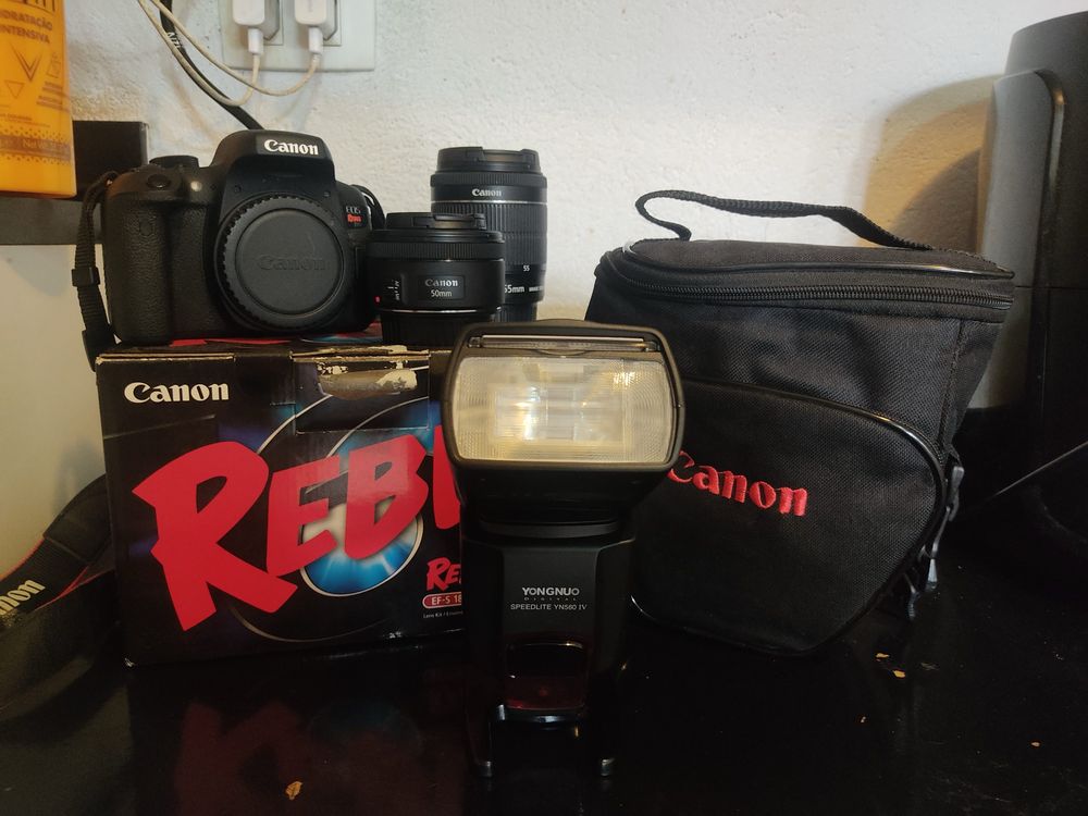 Câmera Canon Rebel T6i/EOS750d