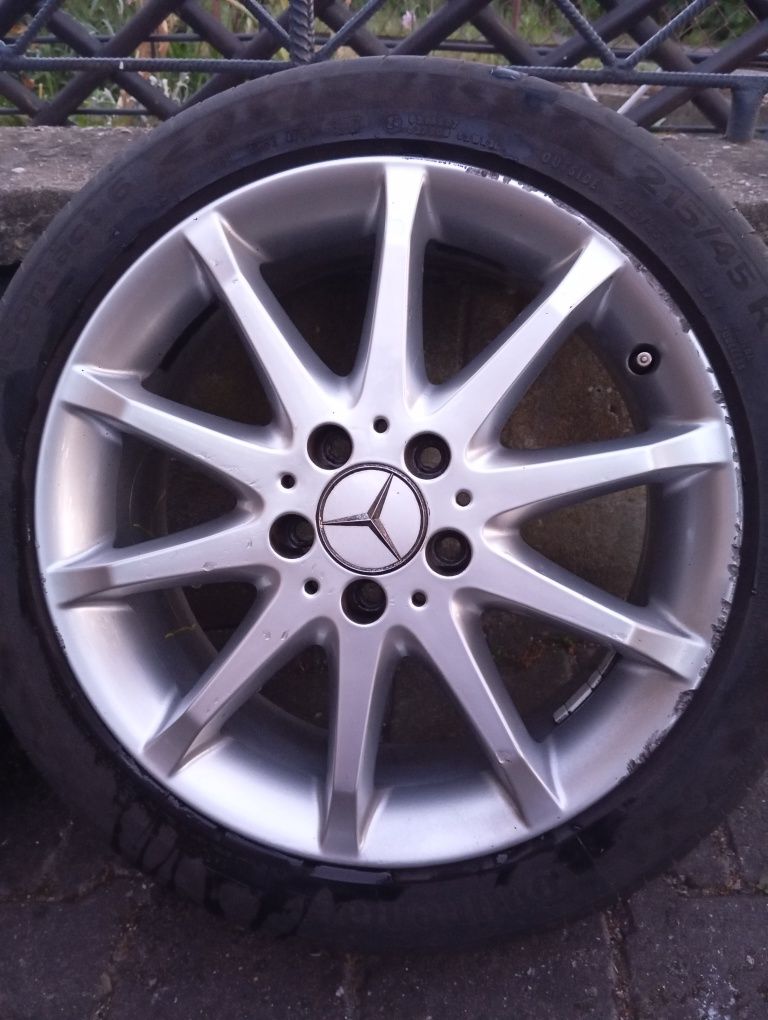 Felgi aluminiowe z oponami 17 cali 5x112 Mercedes Benz