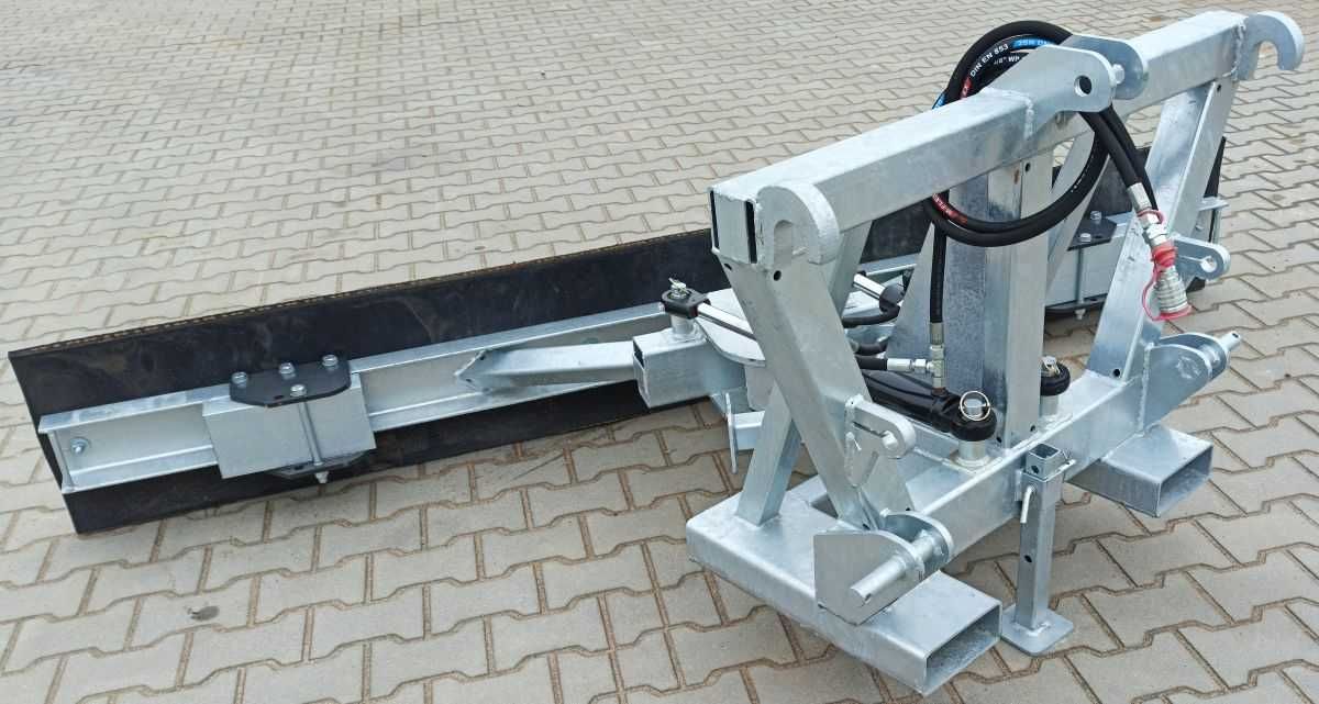 Zgarniacz obornika śniegu sztywny hydrauliczny OCYNKOWANY