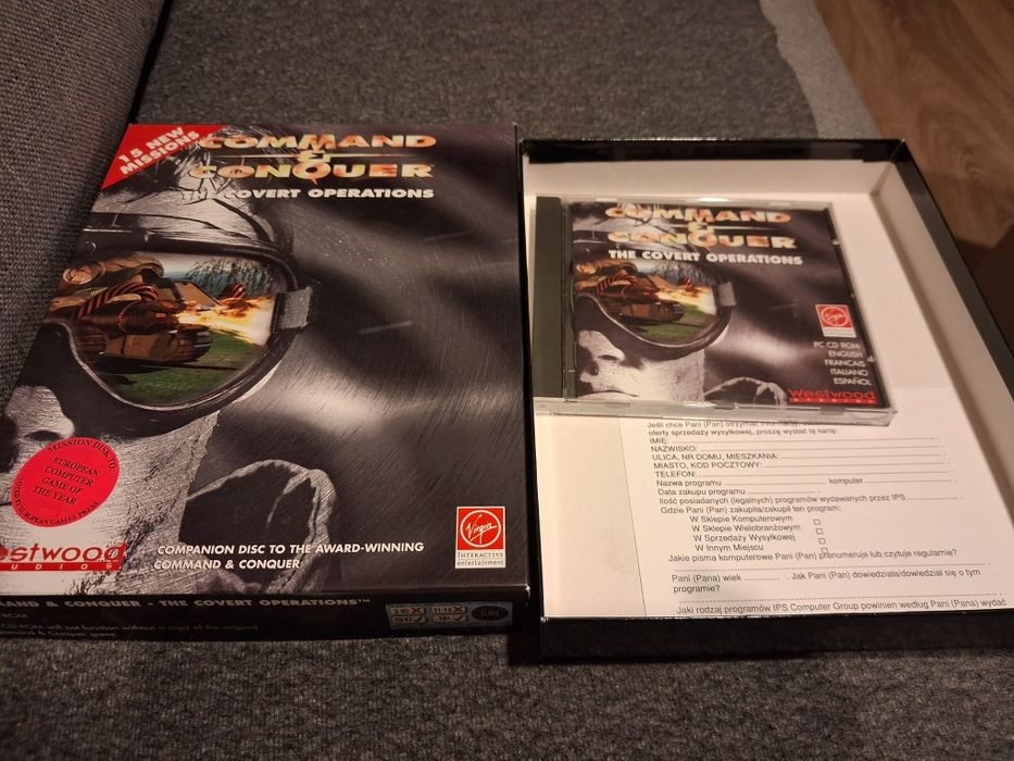 Command conquer  Big  Box  stare gry gra pc