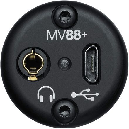 Shure | Mikrofon i zestaw wideo | MV88+DIG-VIDKIT | Czarny