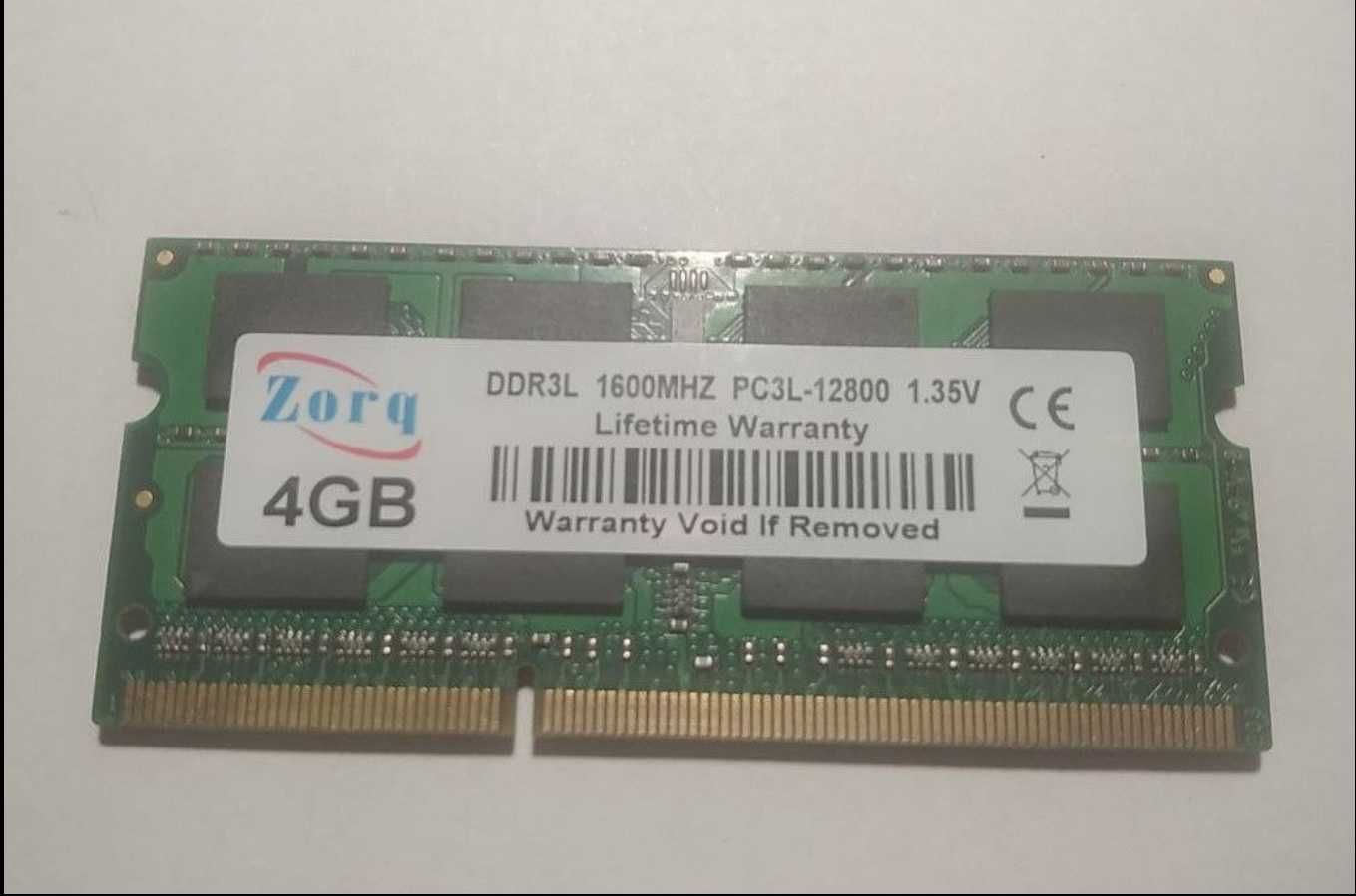 So-dimm 8Gb (4Gbx2) DDR3L-1600 Mhz, 12800s. Пожизненная гарантия.