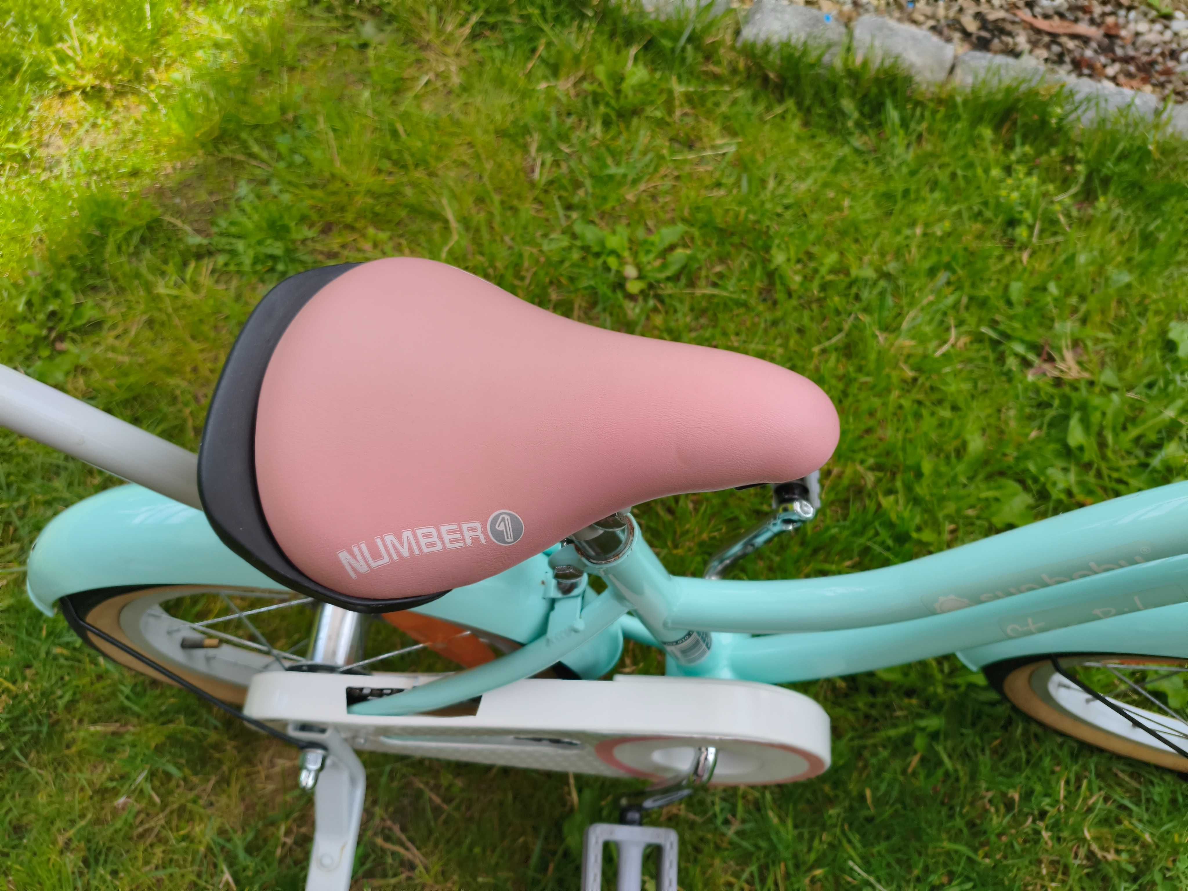Rower dziecięcy Sun baby Heart Bike 14 cali dla dziewczynki Miętowy
