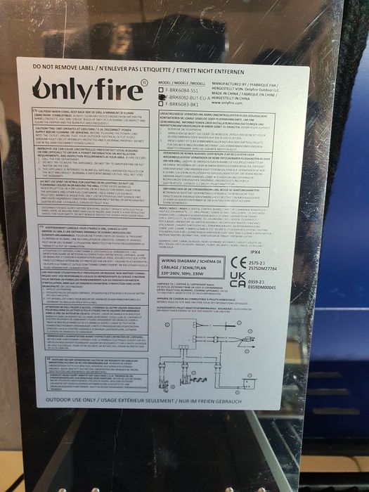 Nowy Przenośny grill i wędzarnia na pellet drzewny Onlyfire