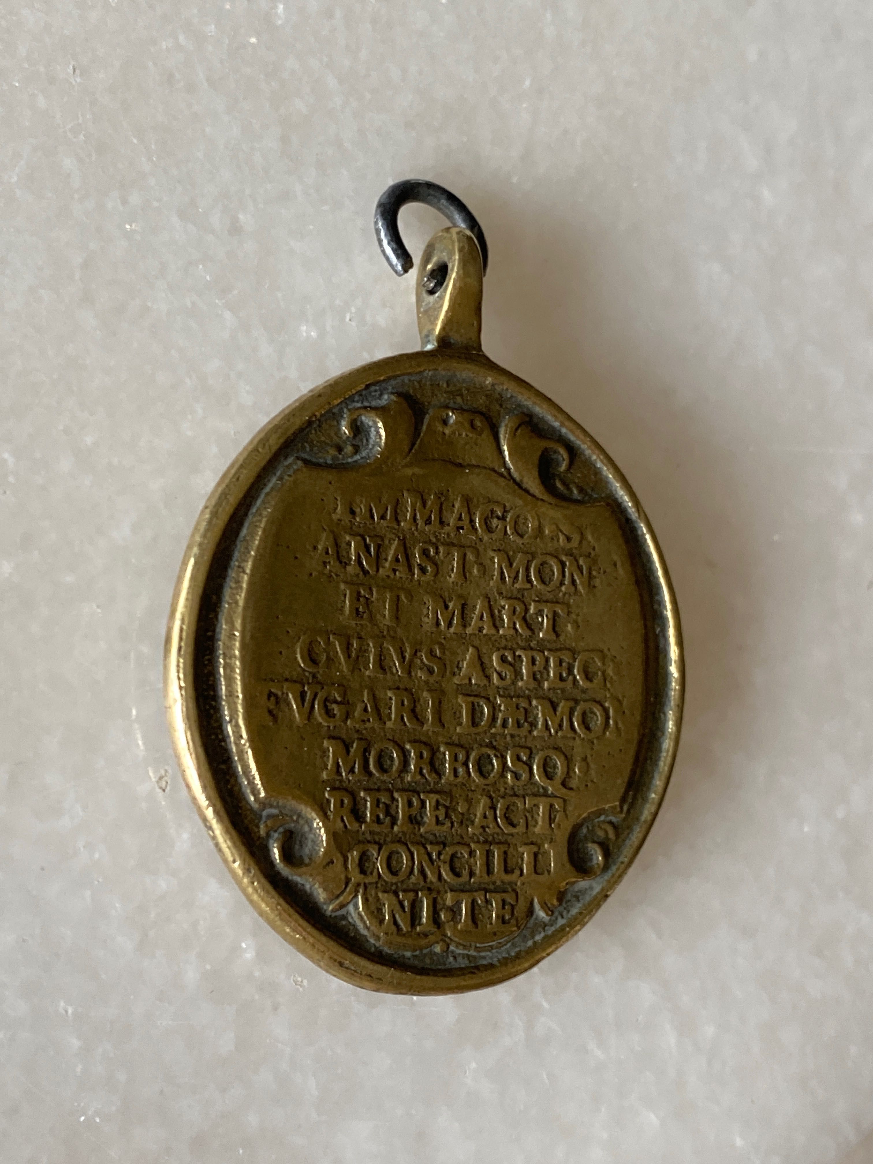 Verónica Pingente Santo Anastácio Sagrado Religioso Pérsia Séc XVIII