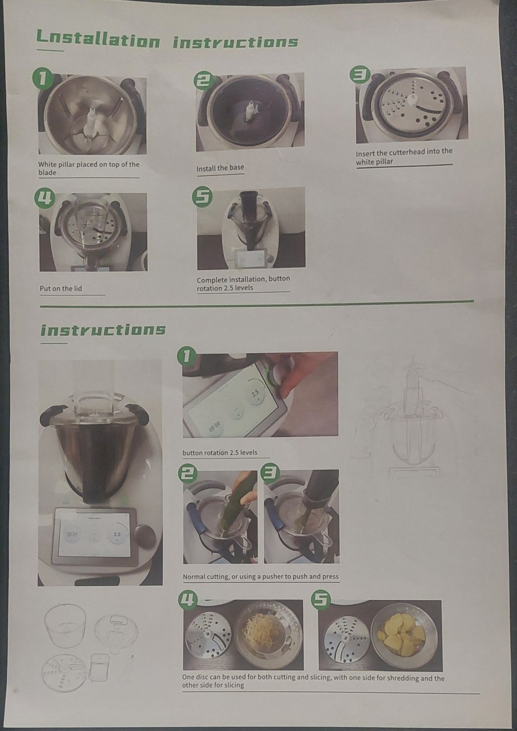 Conjunto de utensílios para Bimby