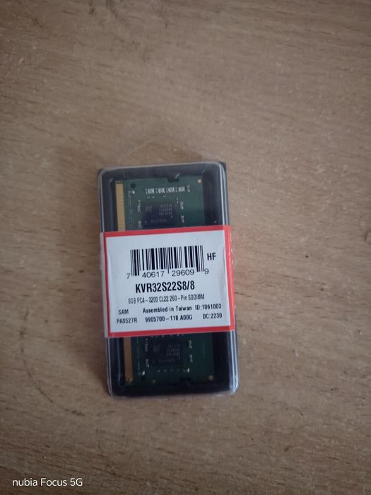 оперативна пам’ять Kingston DDR4 8GB 3200 MHz SO-DIMM