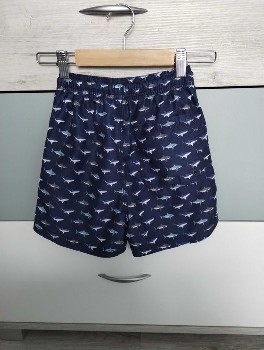 szorty kąpielowe Next, spodenki kąpielowe w delfiny rozm. 122/128