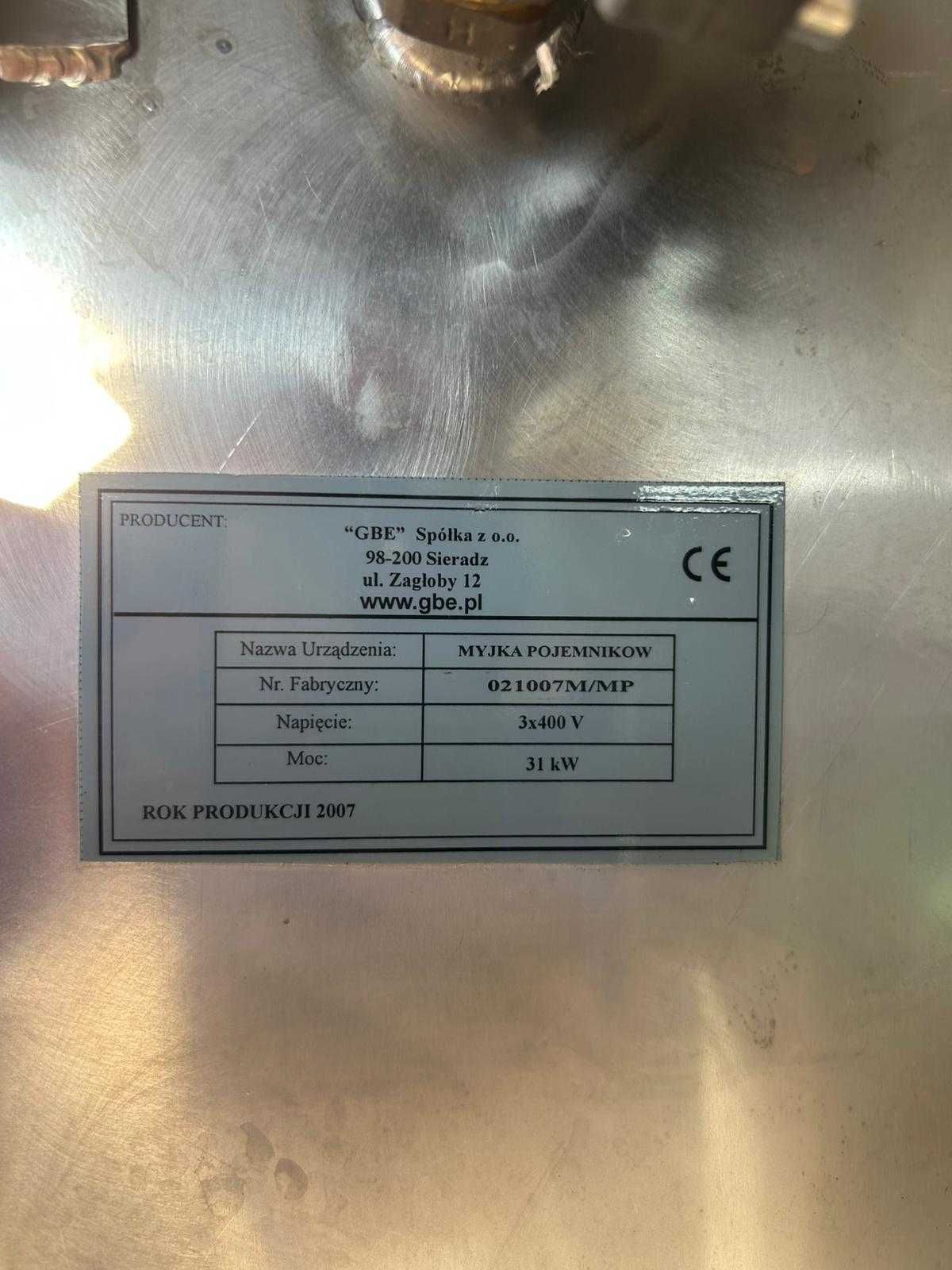Myjka do pojemnikow E2 i palet