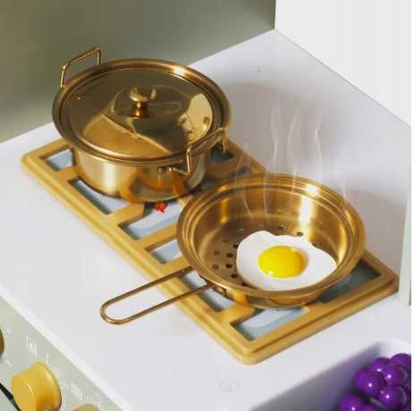 Дерев'яна дитяча кухня Grande світ/звук ефекти, вода, пар