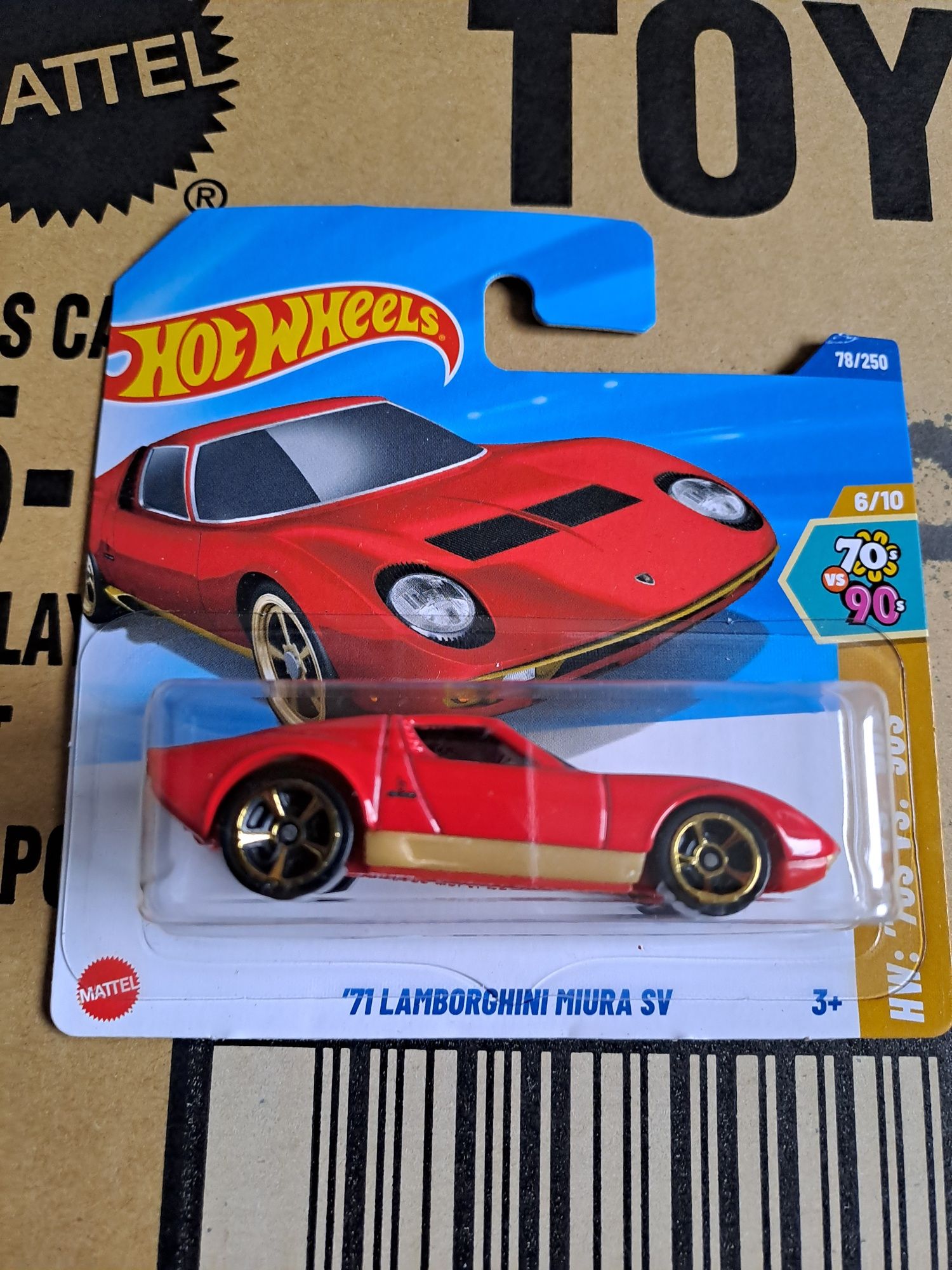 Hot Wheels '71 Lamborghini Miura SV   HW