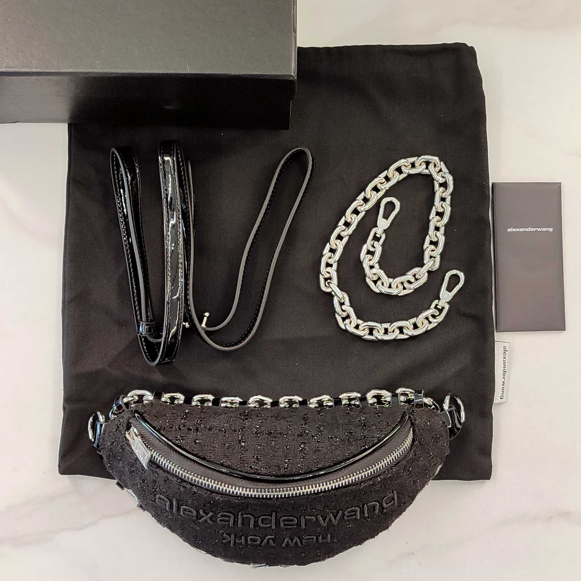 Сумка Alexander Wang Attica Soft Hybrid Fanny Pack Black