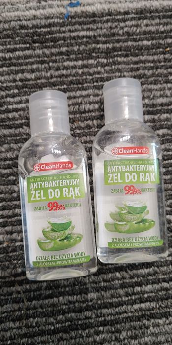 Żele antybakteryjne do rąk-5sztuk