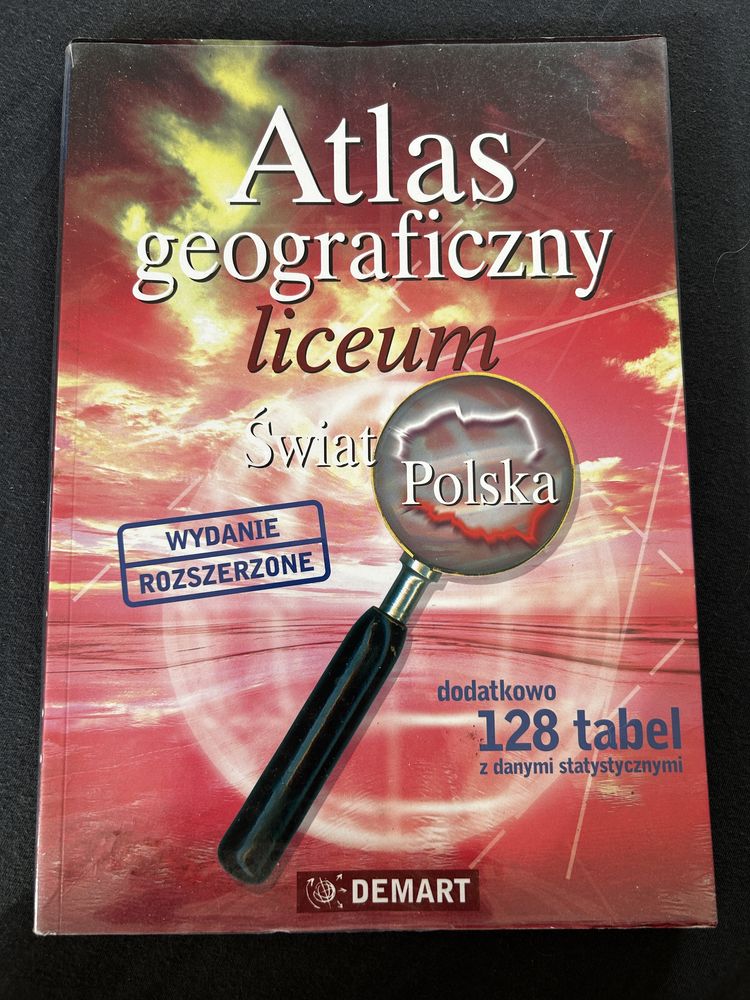 Atlas geograficzny licem świat Polska wydanie rozszerzone