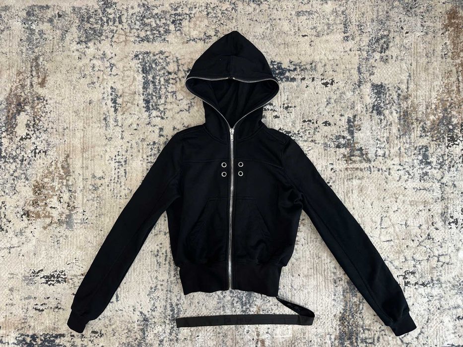 Худі толстовка S-M Rick Owens DRKSHDW Black Eyelet Hoodie Оригінал