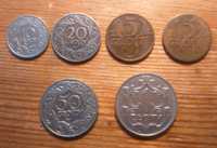 5, 10, 20 50 groszy 1923 i 1 zł 1929