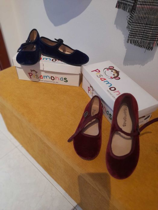 Sapatos sandalias Pisamonas Veludo Criança