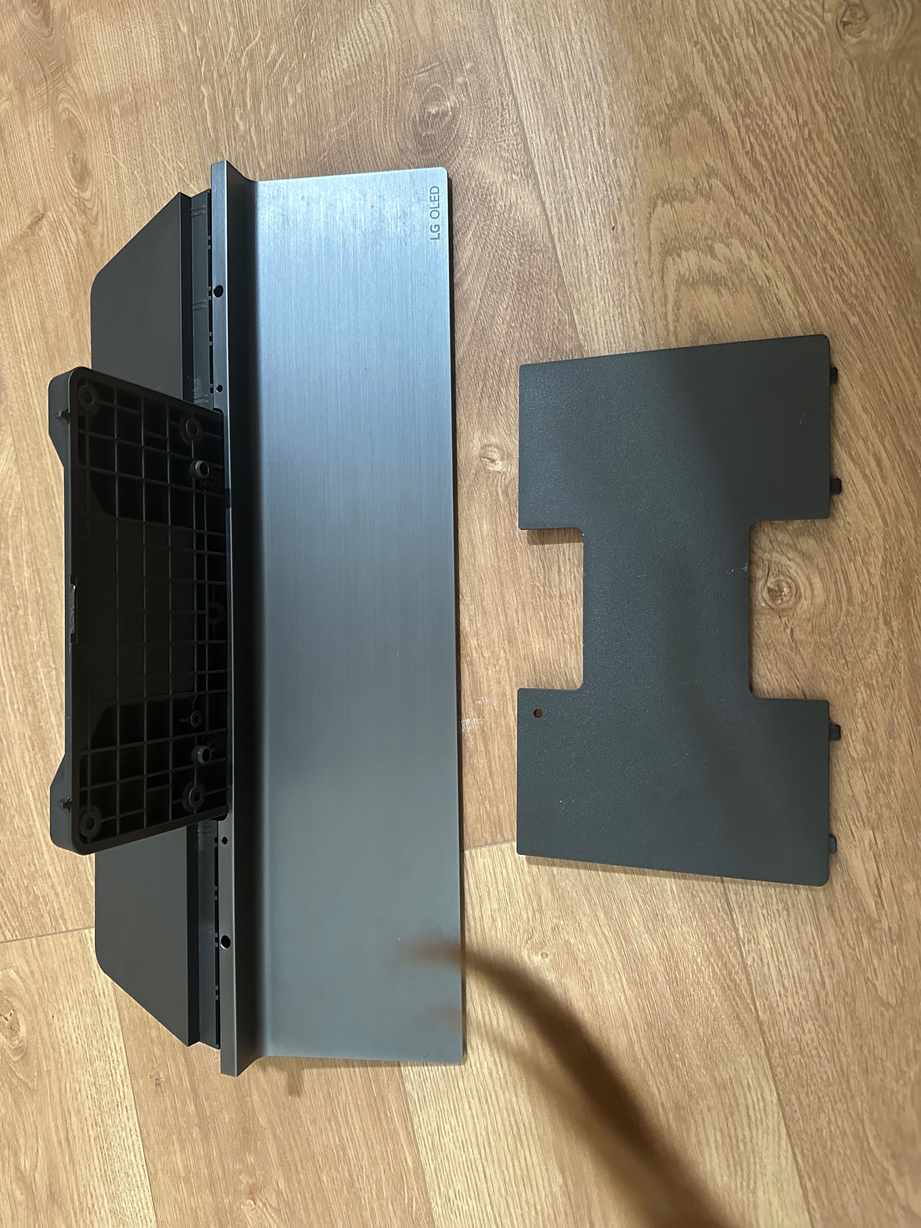 Base original LG OLED 55” – suporte metálico (linha C2 / A2)