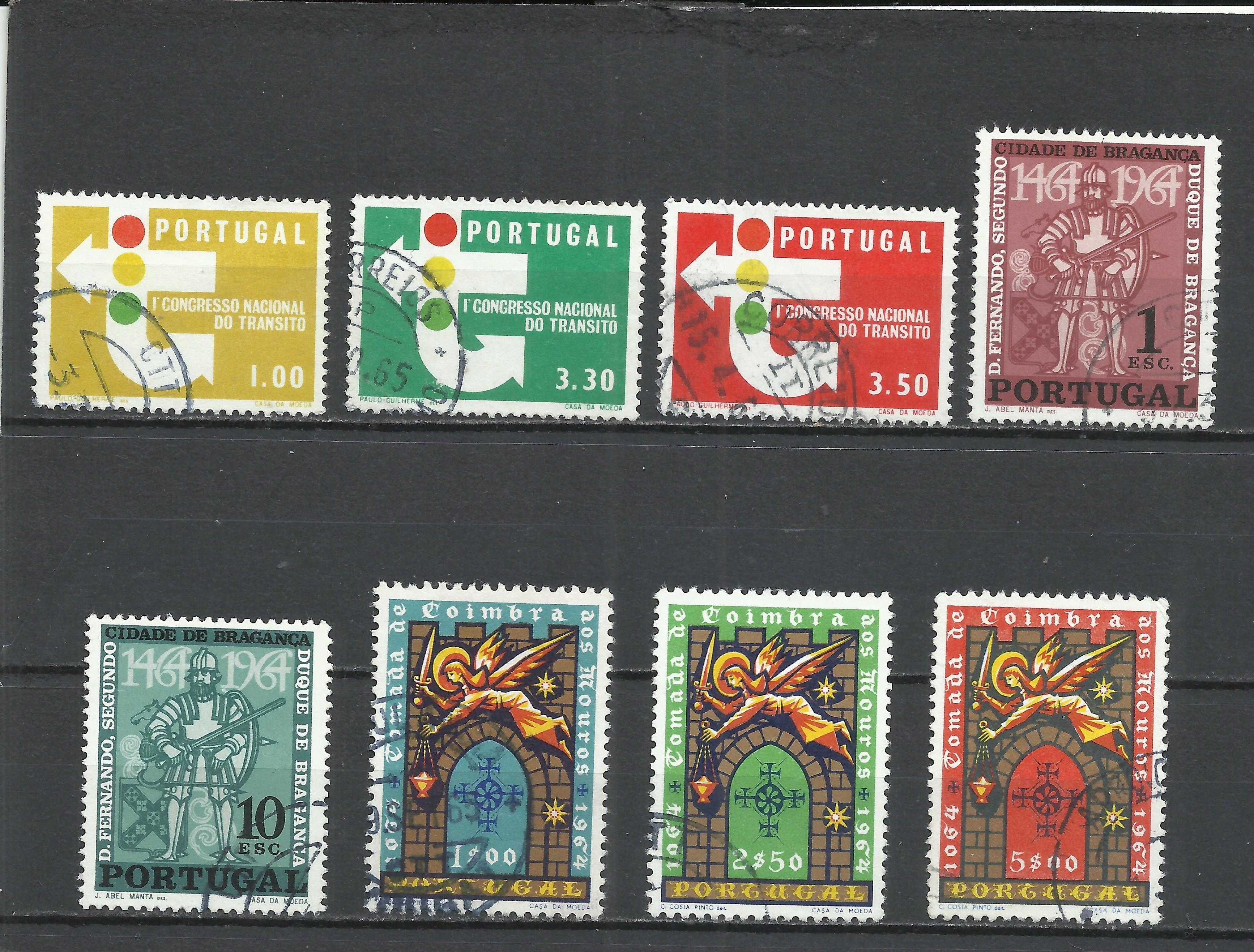 Selos portugueses – Ano incompleto de 1965 - usados