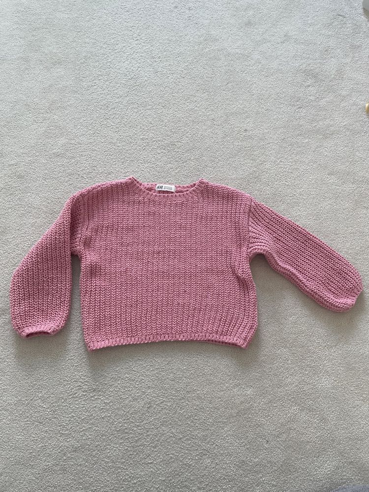 Sweter H&M dla dziewczynki od 4 do 6 lat rozmiar 110/116