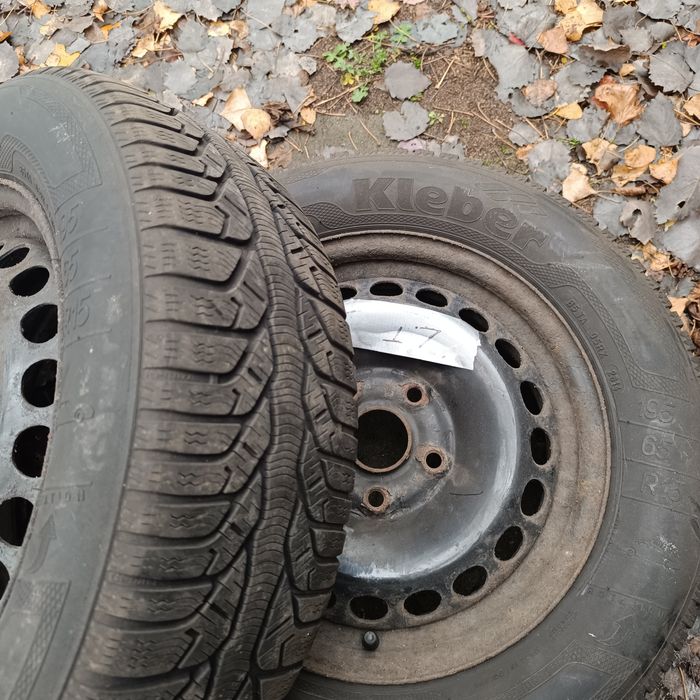 Opony zimowe wraz z felgami kleber 195/65/R15