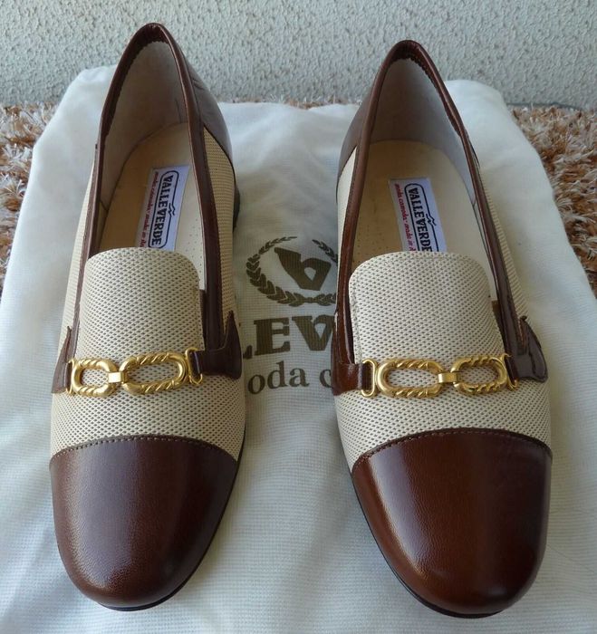 Sapatos italianos novos Vallerverde 37
