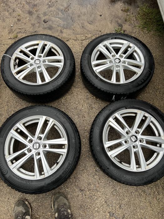 Alufelgi z oponami zima 205/55/16 seat 5x112