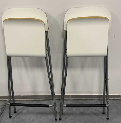Hokery taborety 2x Ikea 101.992.17 Franklin+ stolik Ikea BILLSTA 18260