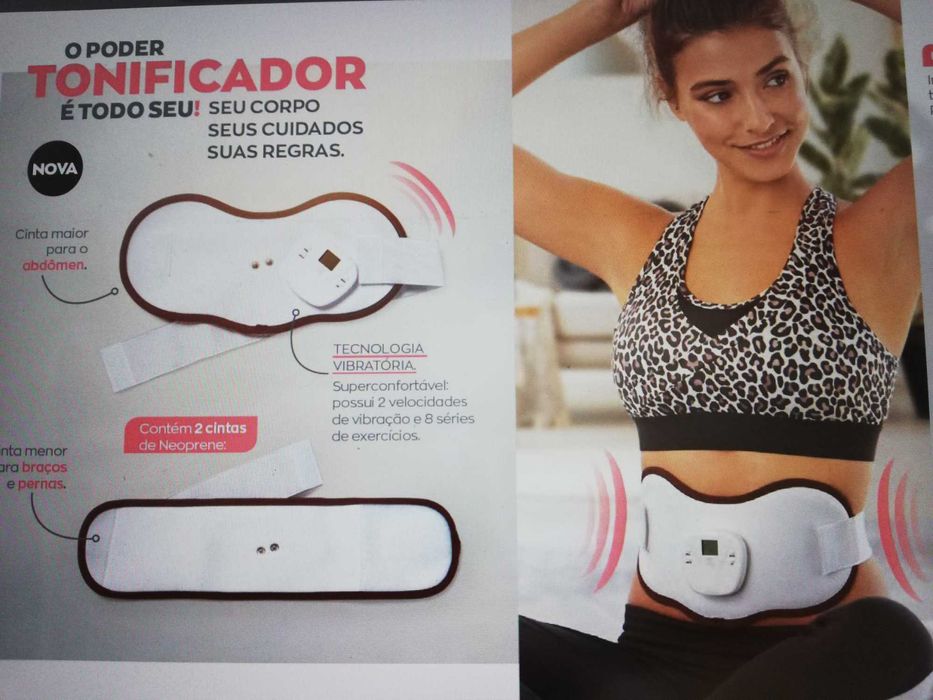 cinto tonificador abdominais