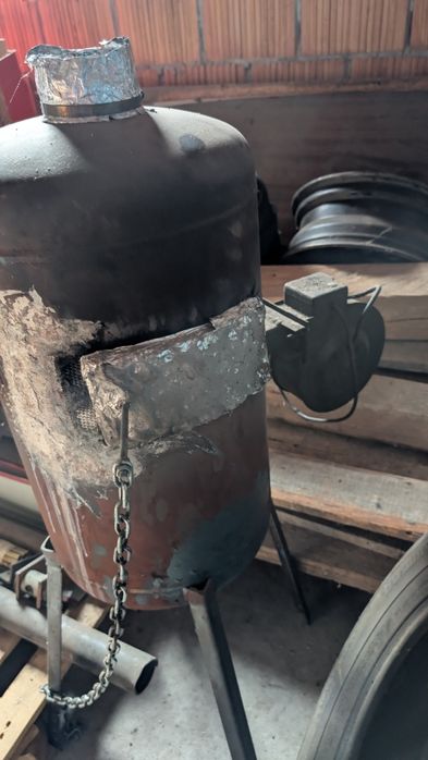 Piec multiolejowy nadmuch warsztat