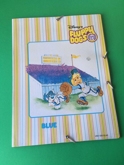 Capa de elásticos dos Fluppy Dogs Anos 80 Ambar