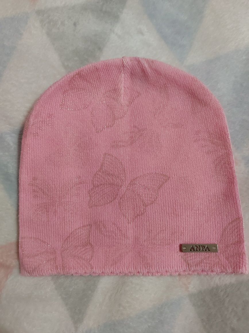 Шапочка шапка рожева весняна 2 3 роки