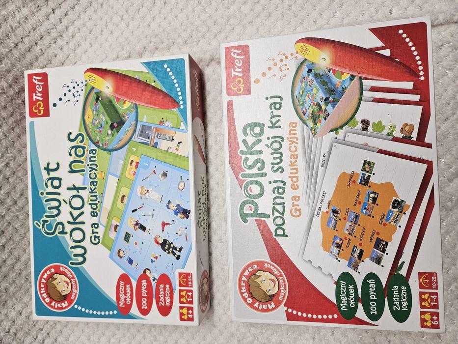 2x gry Mały Odkrywca