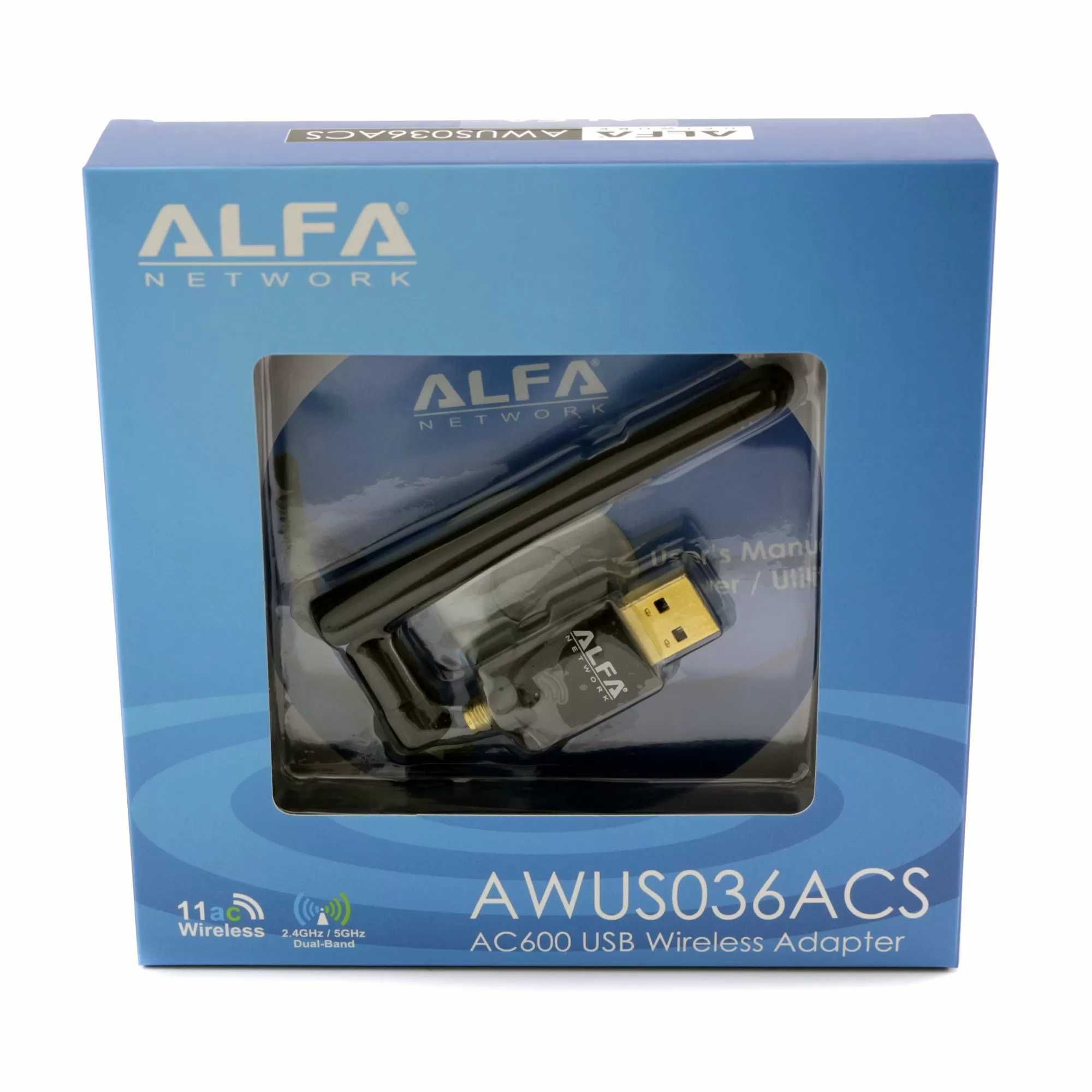 Alfa AWUS036ACS Оригинал, Wi-Fi Адаптер, Kali Linux