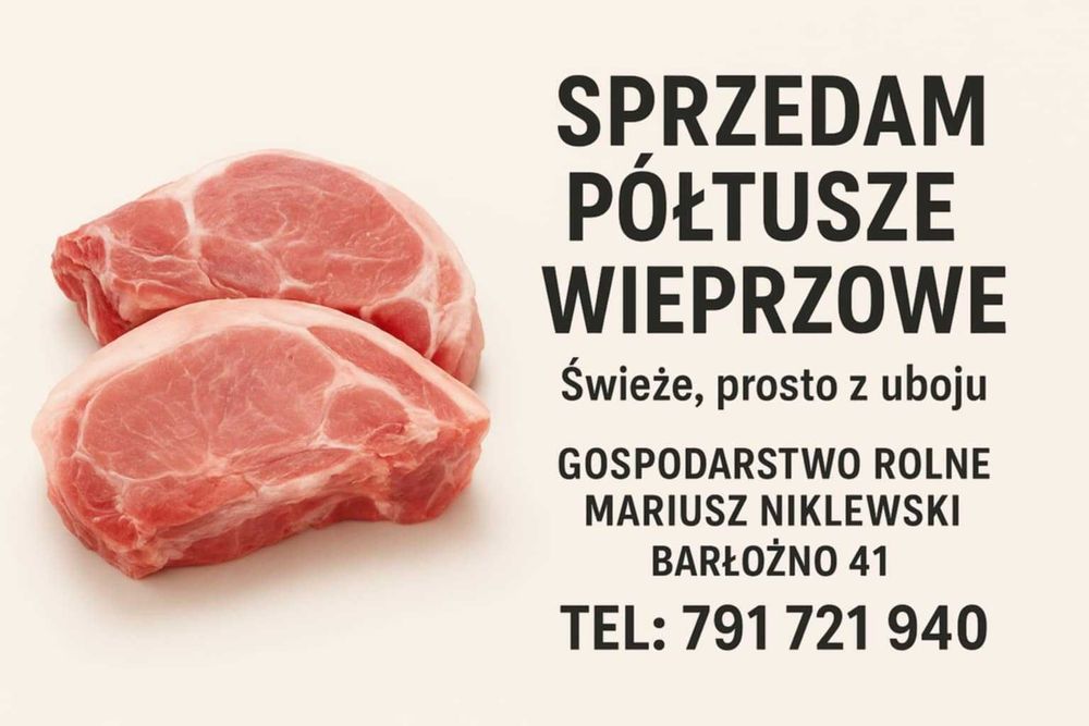 Półtusze wieprzowe od rolnika