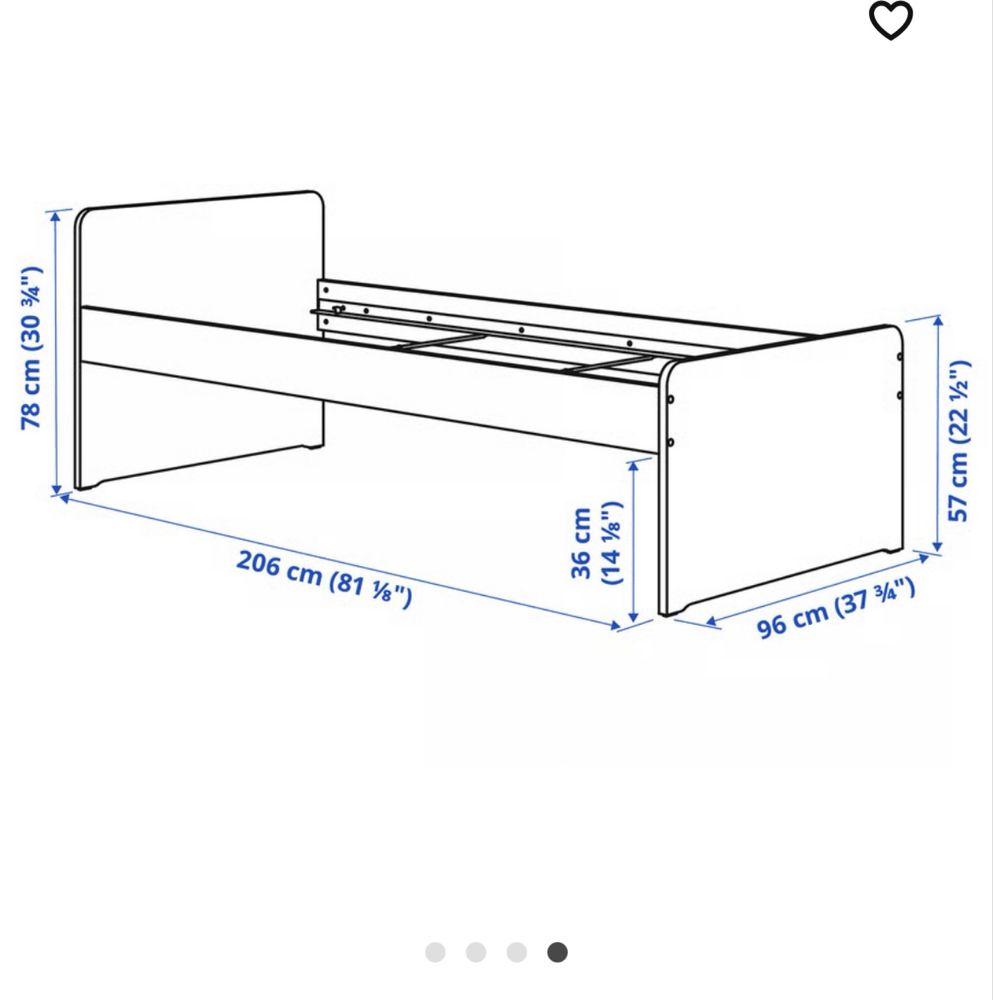 Łóżko pojedyncze ikea släkt