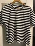 Продам футболку zara з намистом в полоску s/m