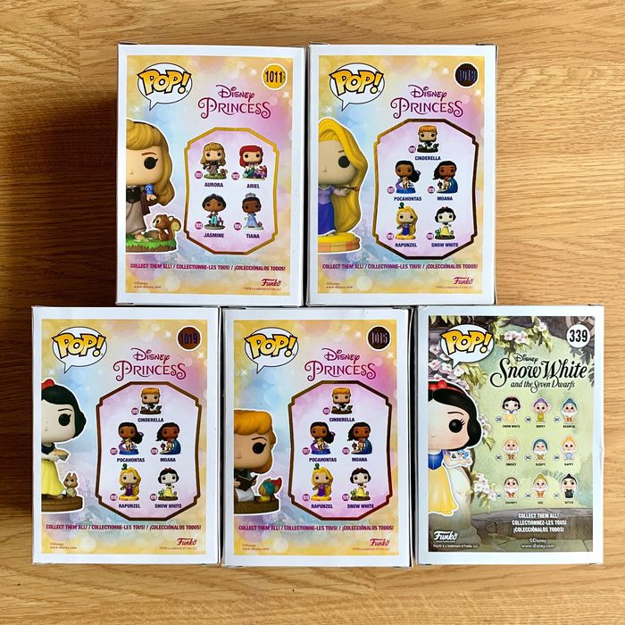 Funko Pop das princesas da Disney