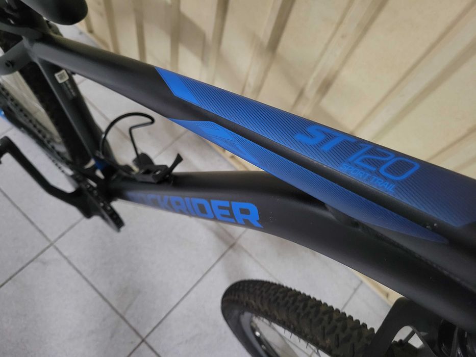 Btwin Rockrider ST120, S, 27,5 (preta e azul)