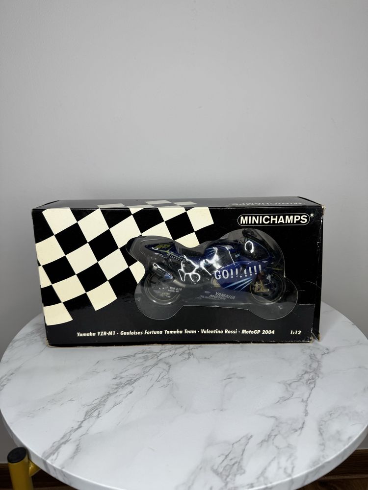 Model Minichamps Motocykla Yamaha GO! Vr46 Valentino Rossi 1:12 Unikat