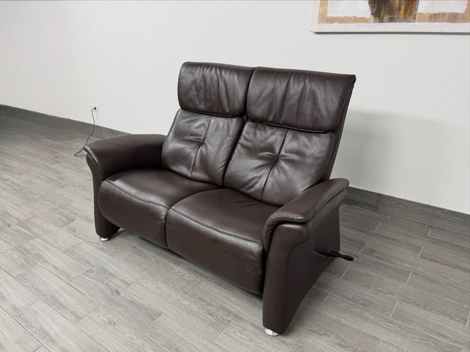 Доставка! Шкіряний диван ! Електро реклайнер ! Бренд Himolla