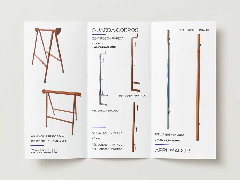 Guarda Corpos NOVOS para Construção Civil - com Rosca Rápida