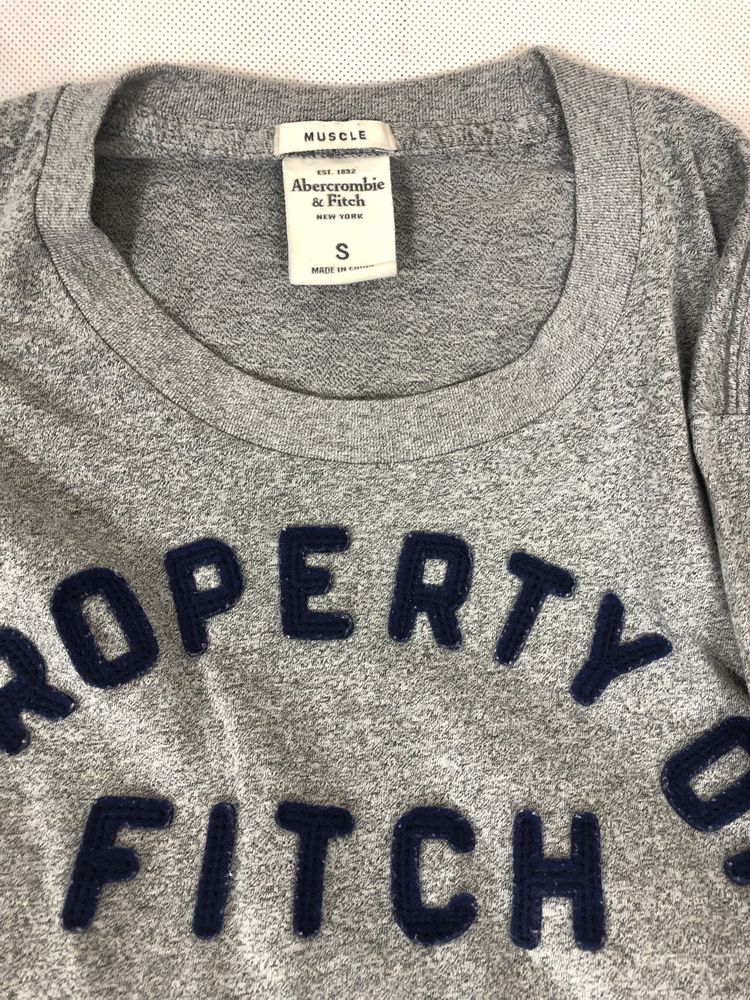 Abercrombie & Fitch roz. S męska koszulka z długim rękawem