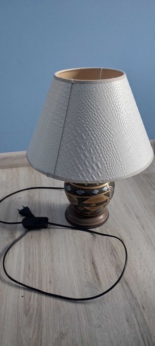 Lampa antyk, ręcznie malowana