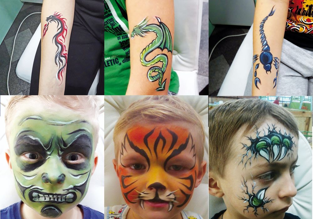 Malowanie twarzy/buziek (imprezy,  festyny, urodziny,  wesela, komunie