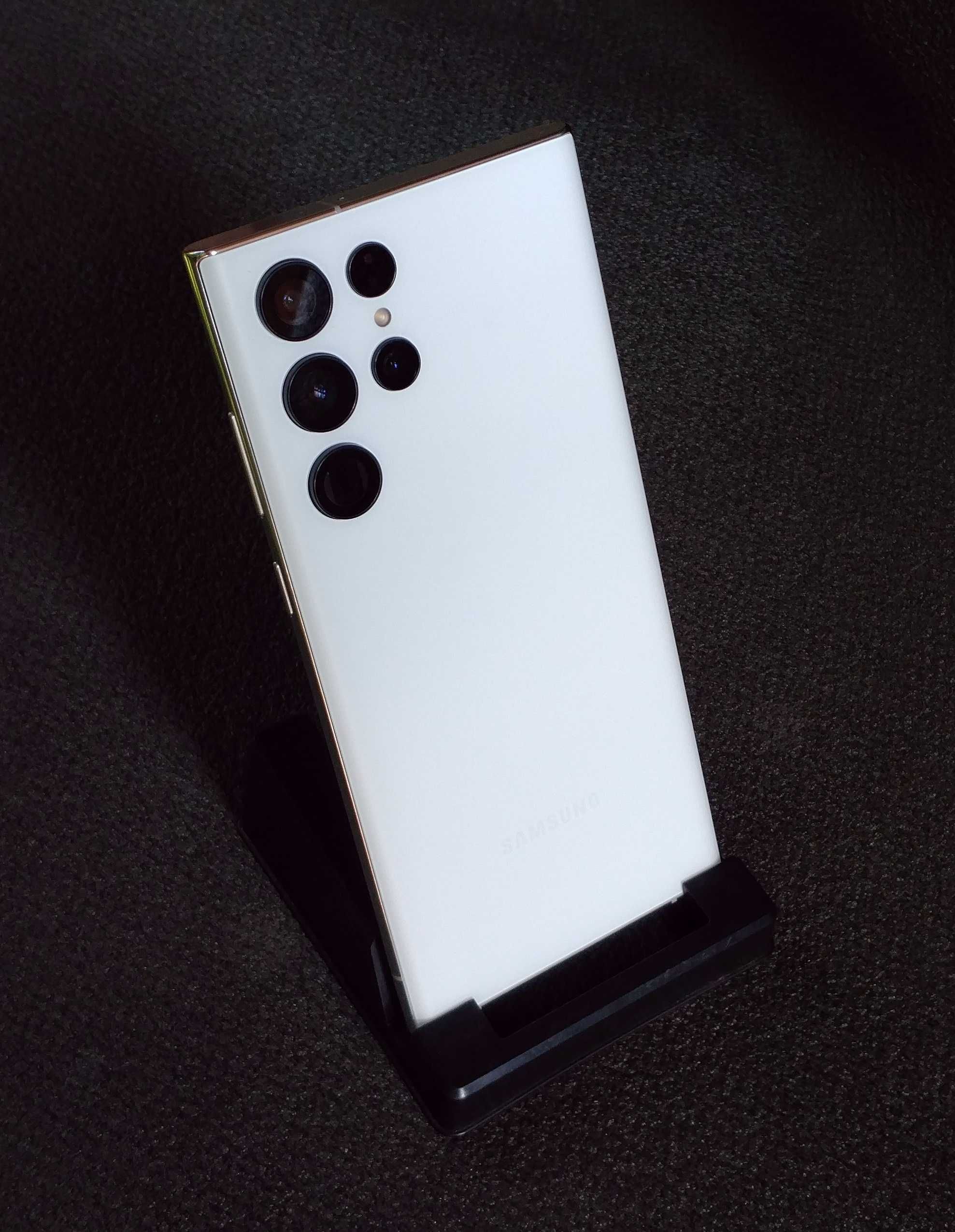 Samsung Galaxy S22 Ultra Phantom White. SM-908B/DS
