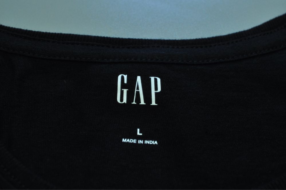 GAP оригинал КОМПЛЕКТ 2 шт футболка чёрная на лето новые размер M,L,XL