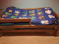 Łóżko podwójne drewniane-buk
